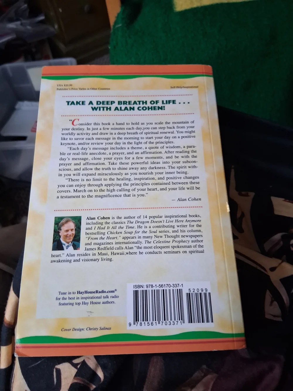 Boom A Deep Breath of Life - Yellow Cover Inspirational Book 1996